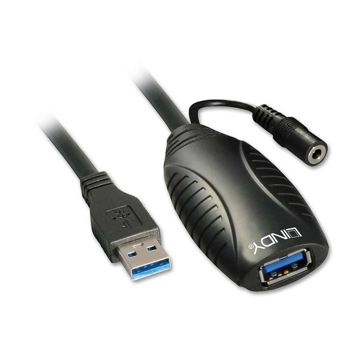 USB laidas LINDY Juoda 10 m